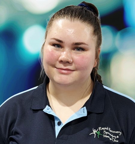 Headshot of Lucy O'Brien, remedial massage therapist