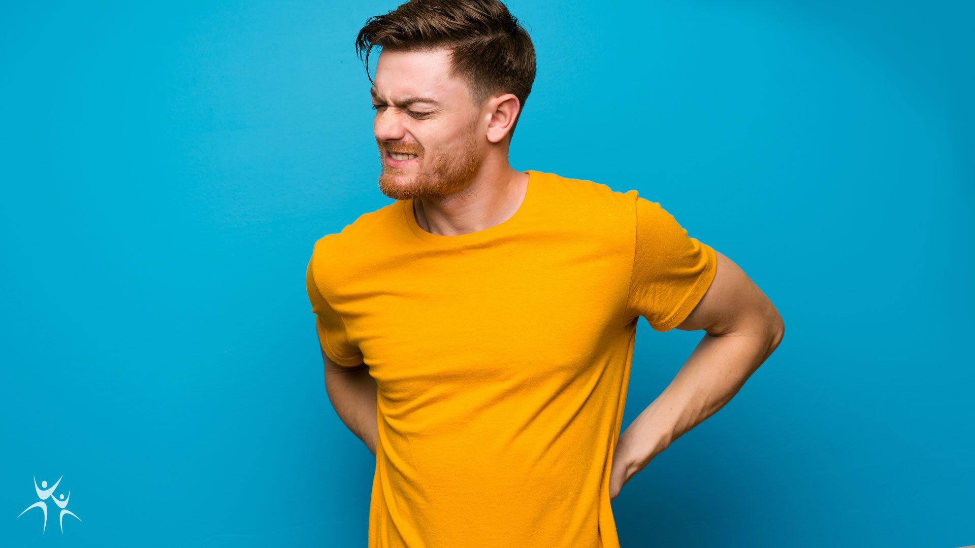 man suffering with back pain