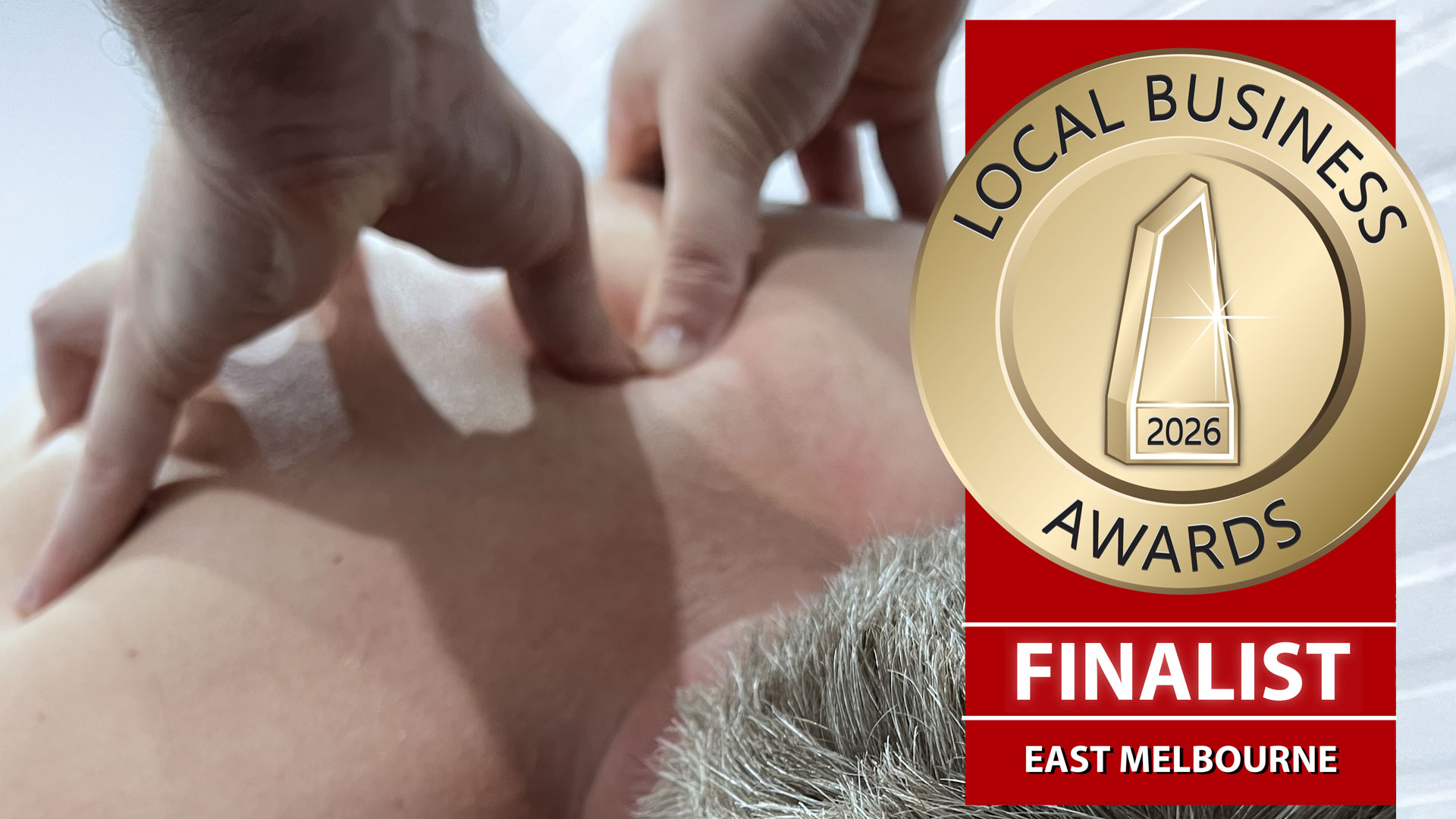 Rapid Recovery Ferntree Gully is a finalist in the 2026 Local Business Awards for the East Melbourne region, Health Improvement Services category